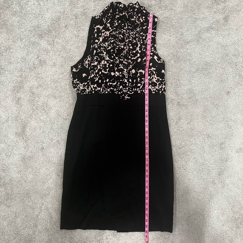 Taylor Women’s Sz 14 Black and Cream Sleeveless Cocktail Dress - Picture 5 of 9